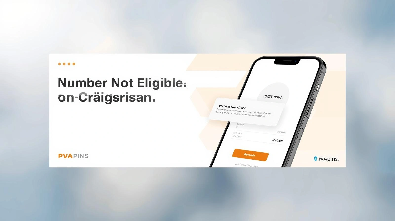 User entering a phone number on Craigslist and seeing “Number Not Eligible” message