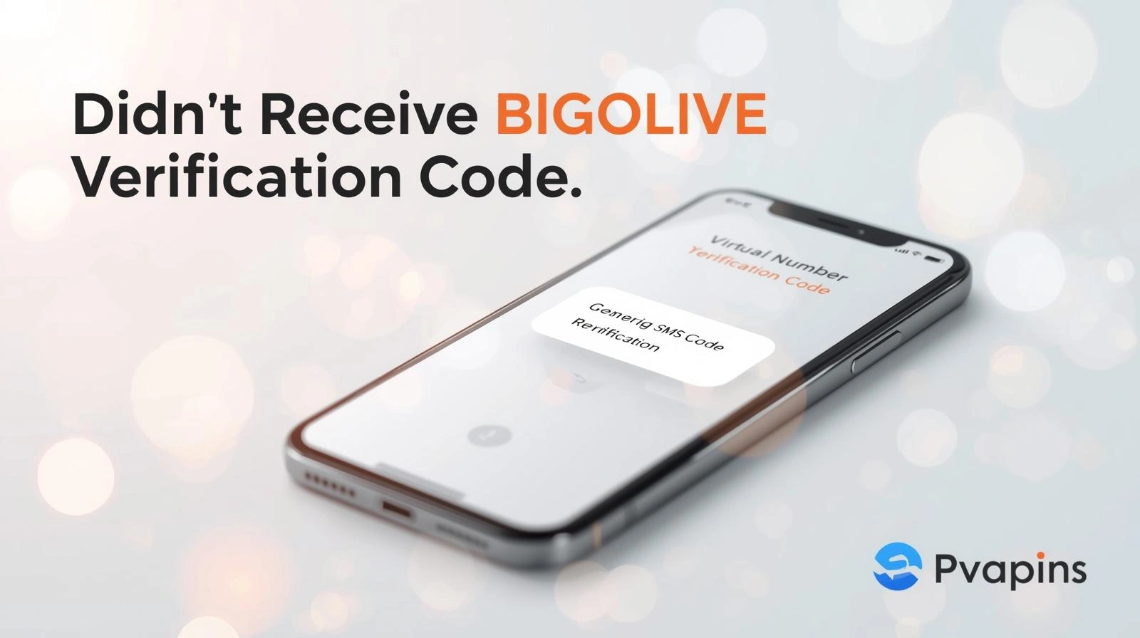 User fixing BIGOLIVE SMS verification issue with temporary number options