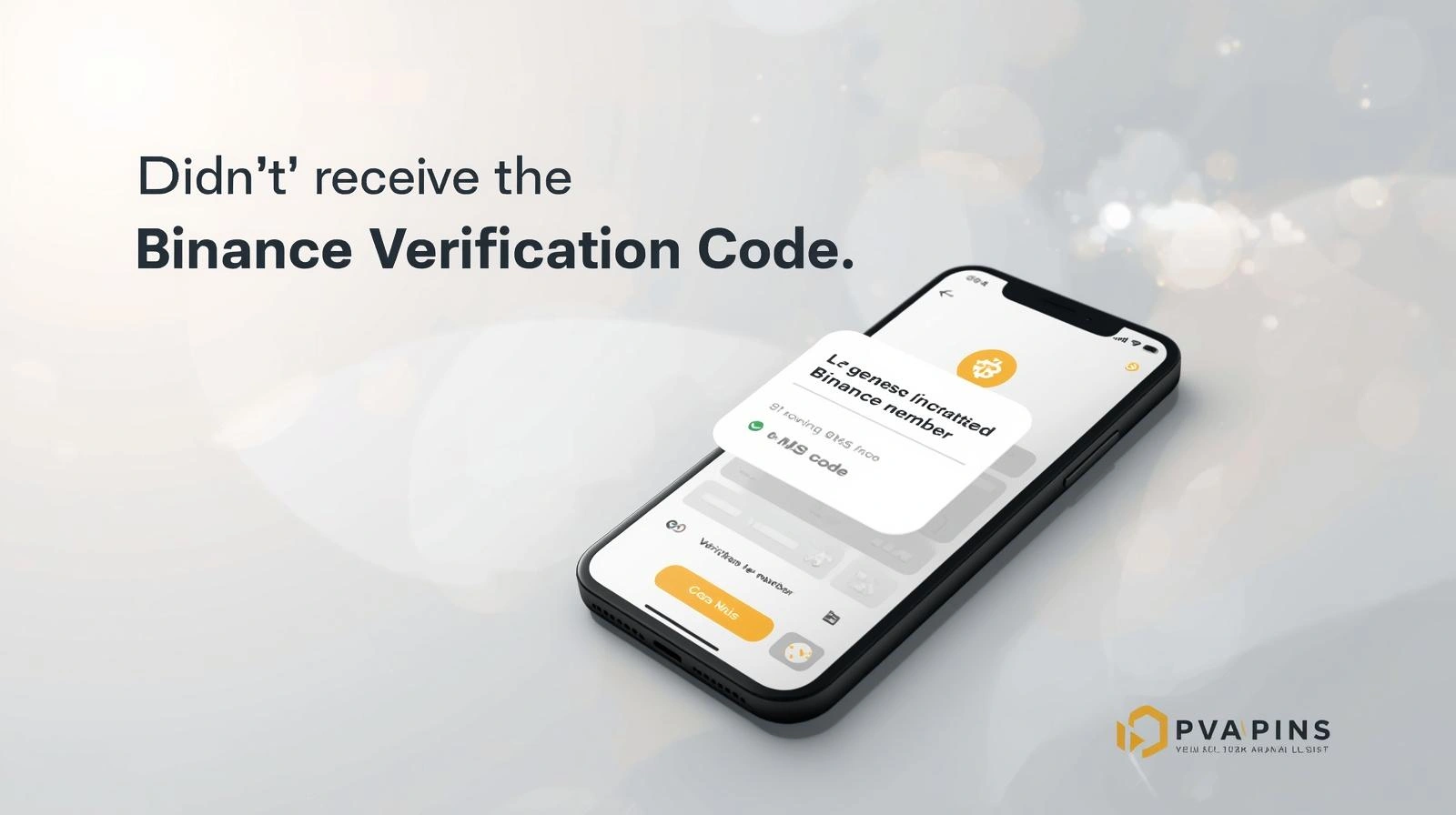 User fixing Binance SMS, email, and 2FA verification code issues on a phone