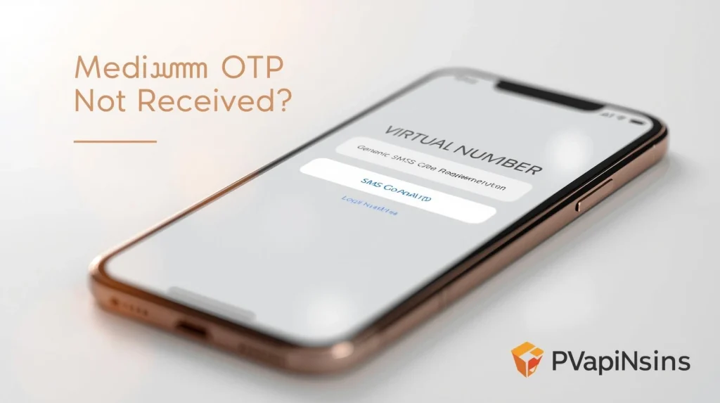 User frustrated with Medium OTP not received during login
