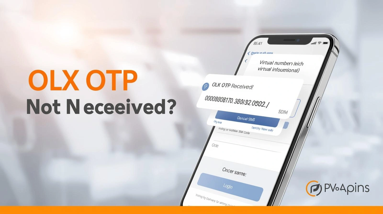 User tapping resend OTP on OLX login verification page