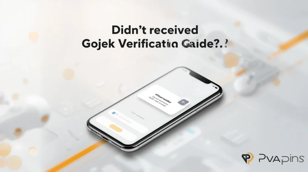 User waiting for Gojek OTP verification code on mobile app