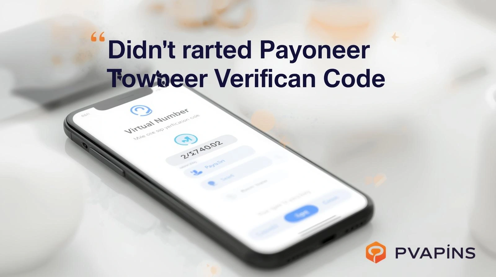 User waiting for Payoneer SMS verification code that did not arrive