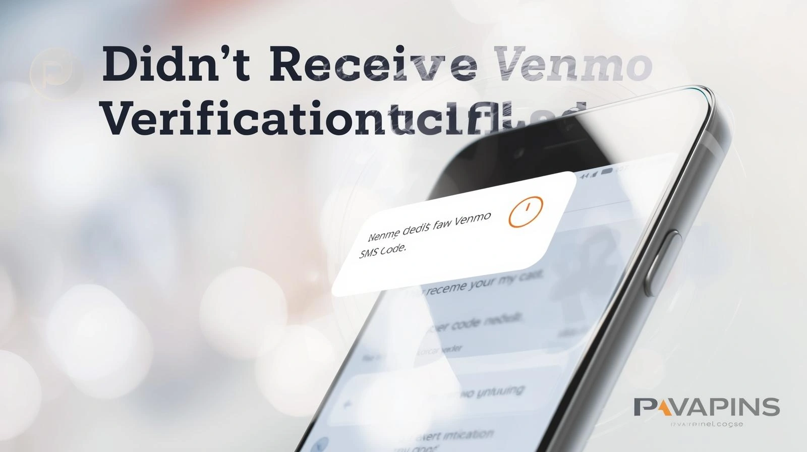 User waiting for Venmo verification text message on smartphone