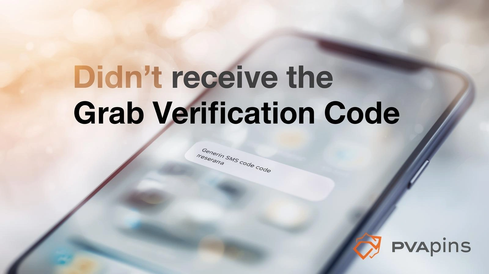 User waiting for a Grab SMS verification code that has not arrived