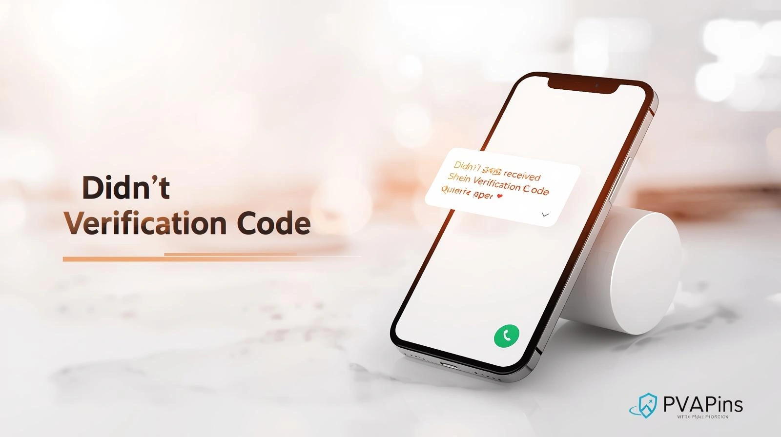 Woman checking phone for missing Shein verification code on login screen