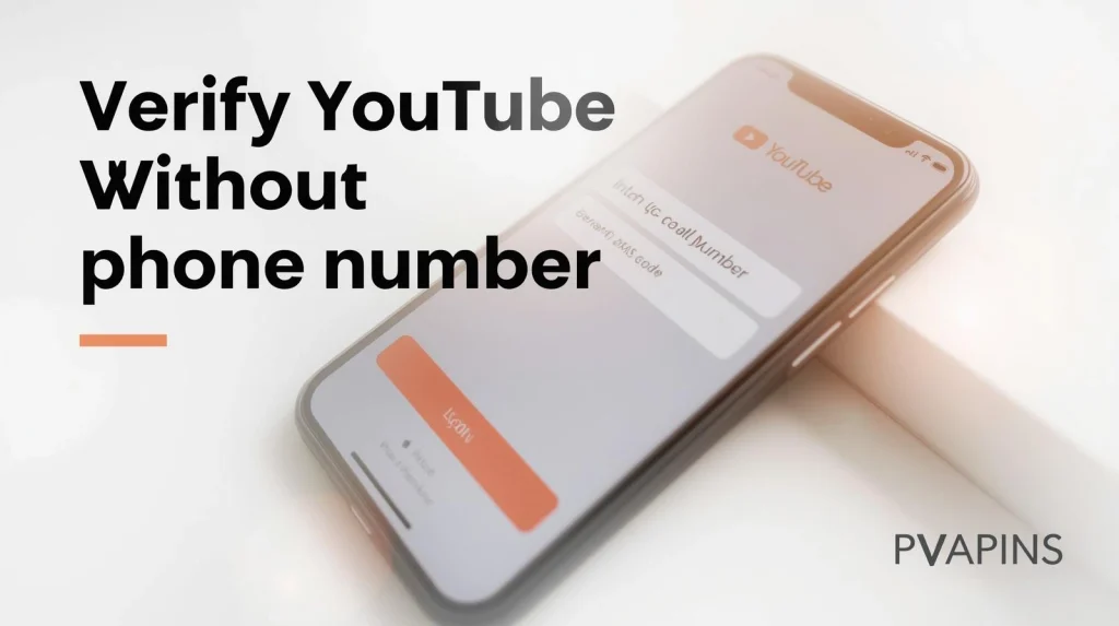 YouTube account verification methods without a mobile number