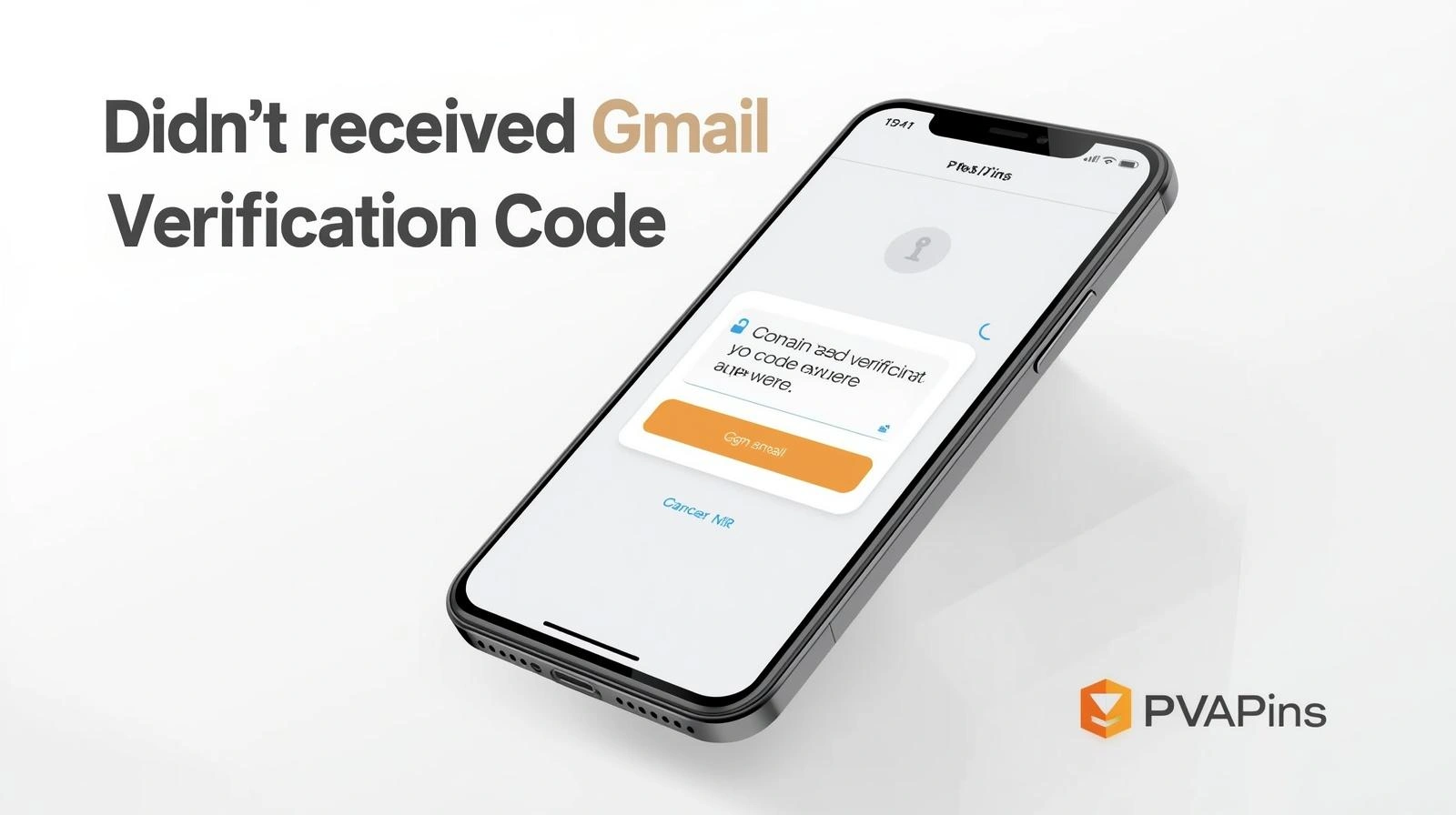 Frustrated user waiting for Gmail security code on smartphone