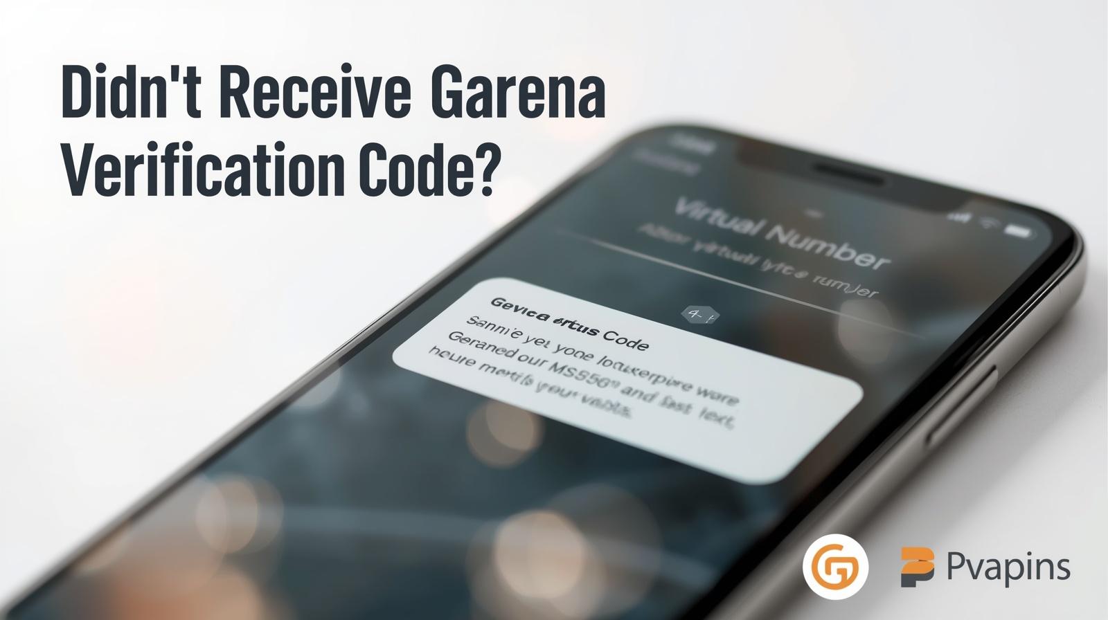 Garena SMS verification issue with troubleshooting steps displayed