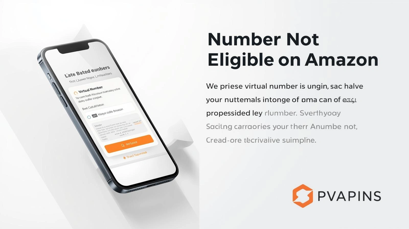 Guide explaining how to fix Amazon number not eligible errors for phone verification and account access.