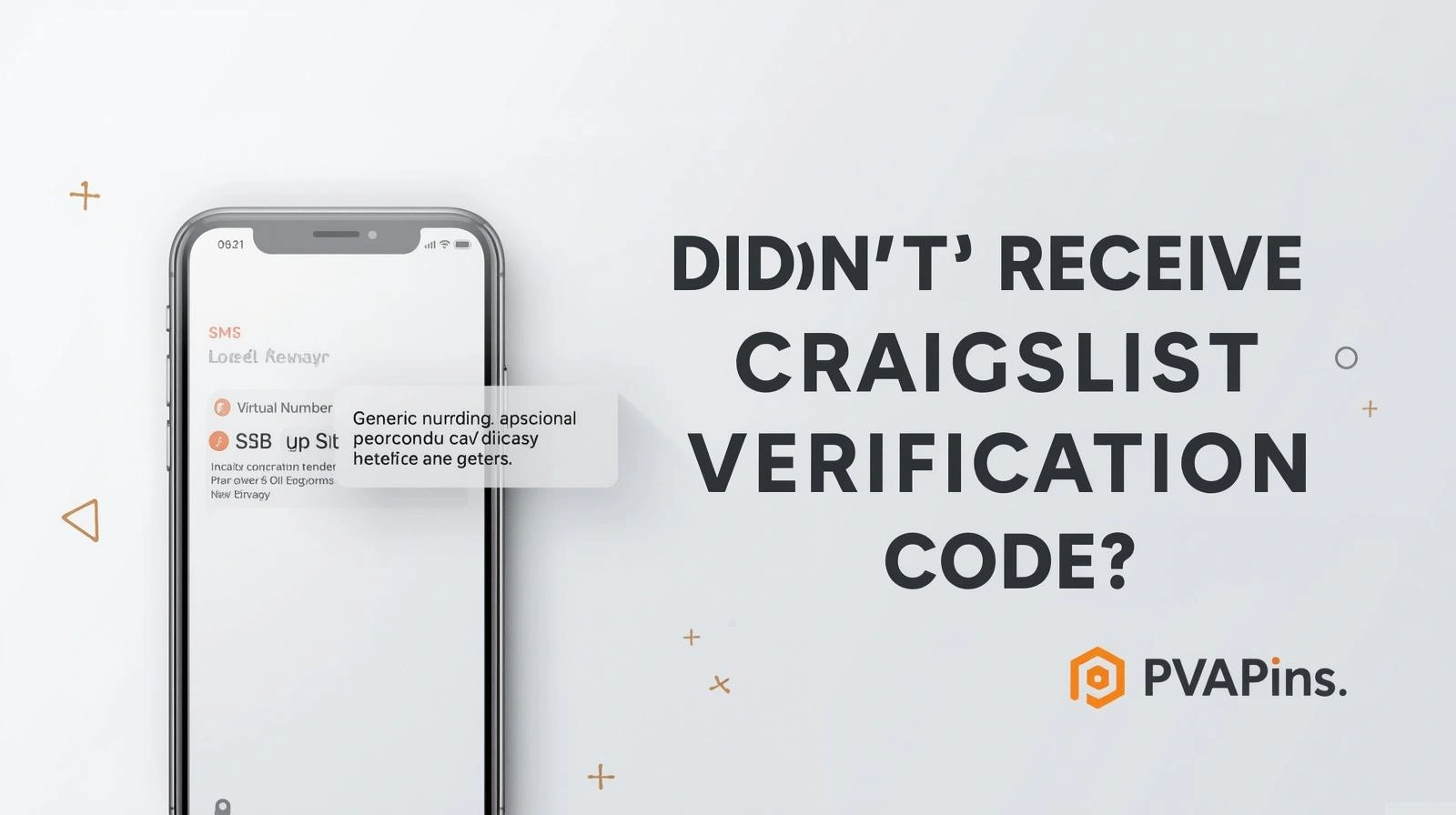 Illustration of delayed Craigslist verification text with resend option visible
