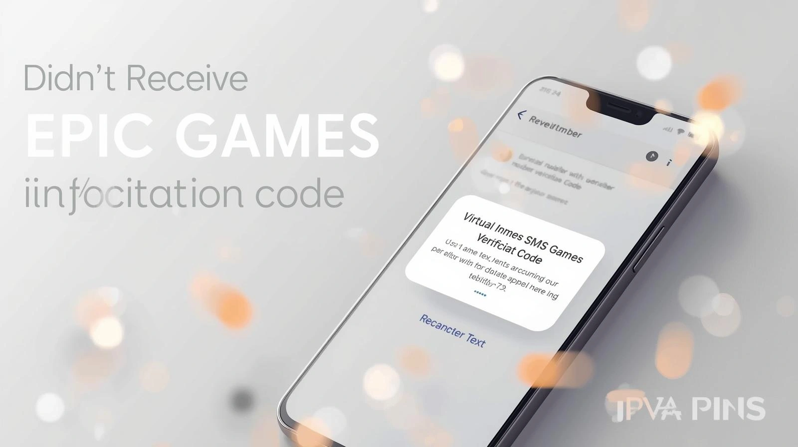 Laptop and smartphone showing Epic Games account verification issue and resend steps
