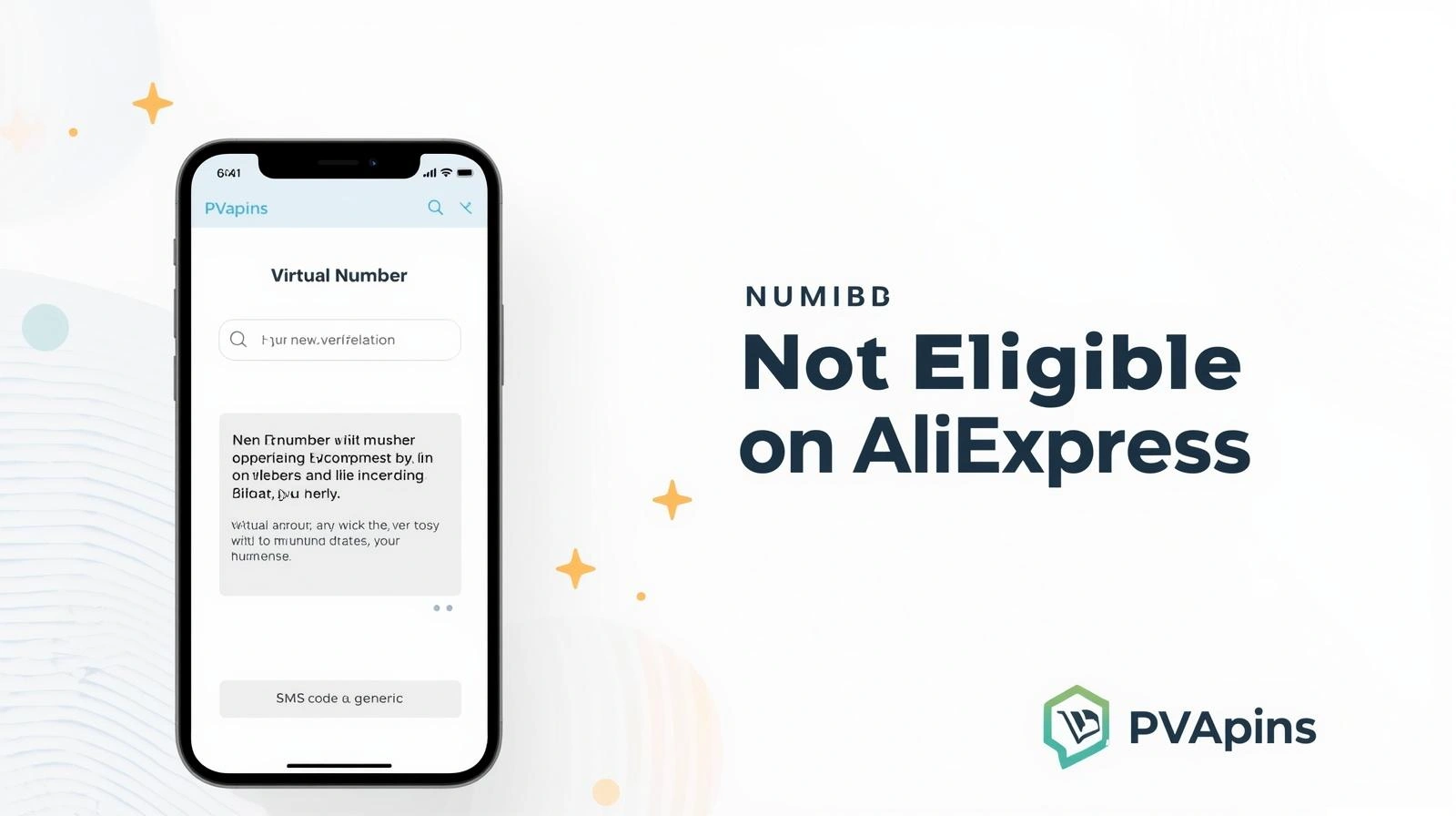 Number Not Eligible on AliExpress