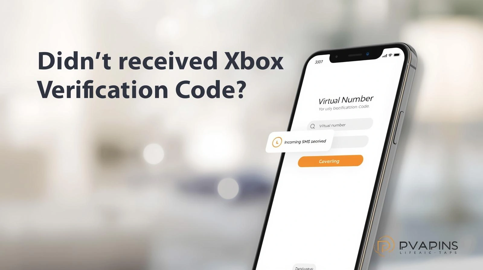 Person checking phone after not receiving Xbox verification code