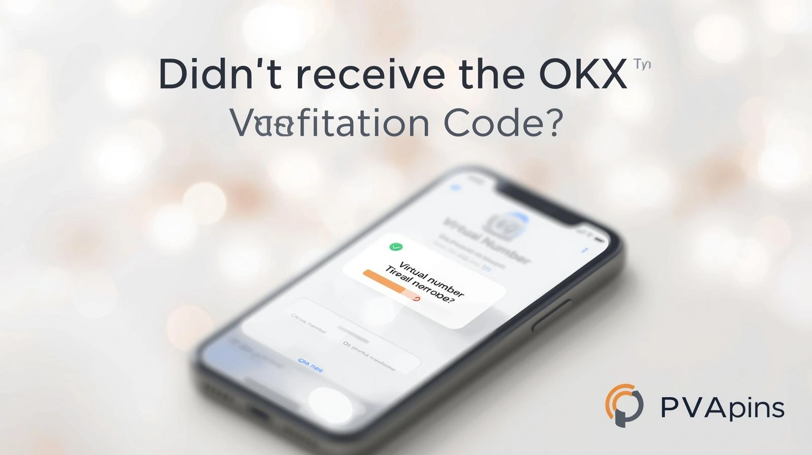 Person checking phone for a missing OKX verification code message