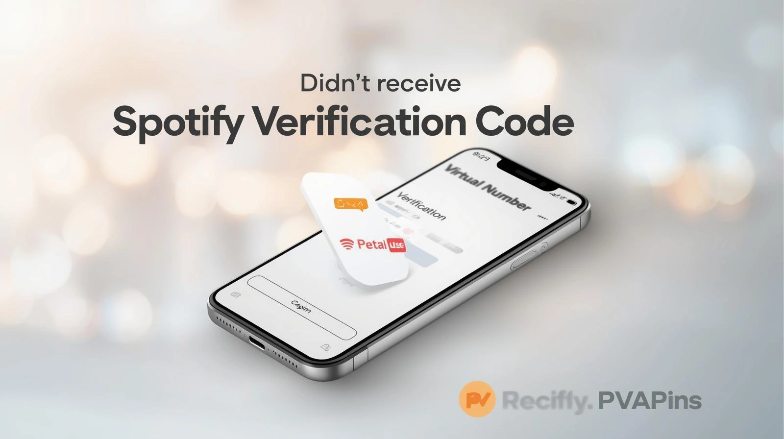 Person checking their phone for a missing Spotify verification code while troubleshooting account access.