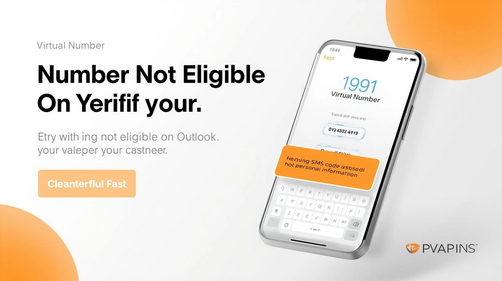 Person troubleshooting Outlook phone verification on a smartphone