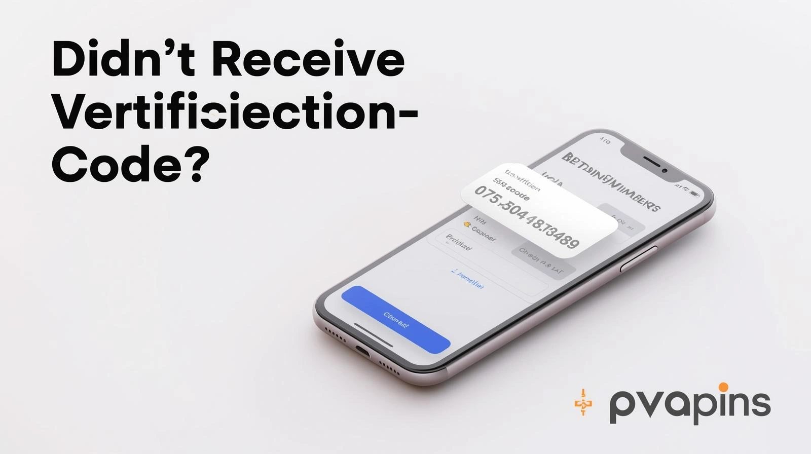 Phone screen showing a missing Craigslist verification code during signup