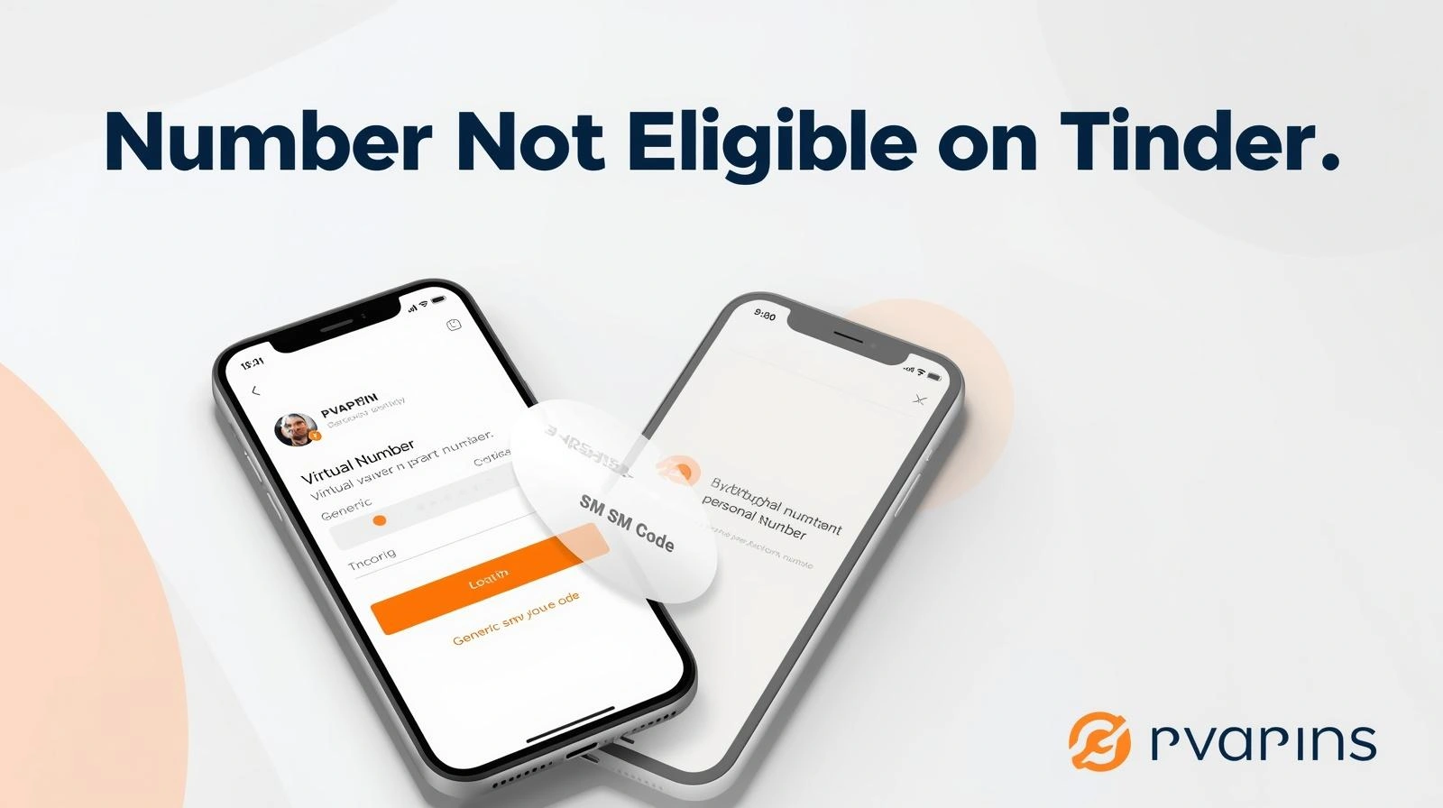 Phone showing a Tinder number eligibility error during verification