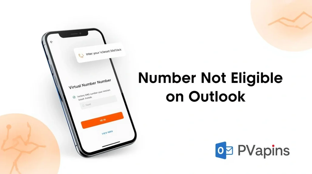 SMS inbox showing an Outlook verification code online