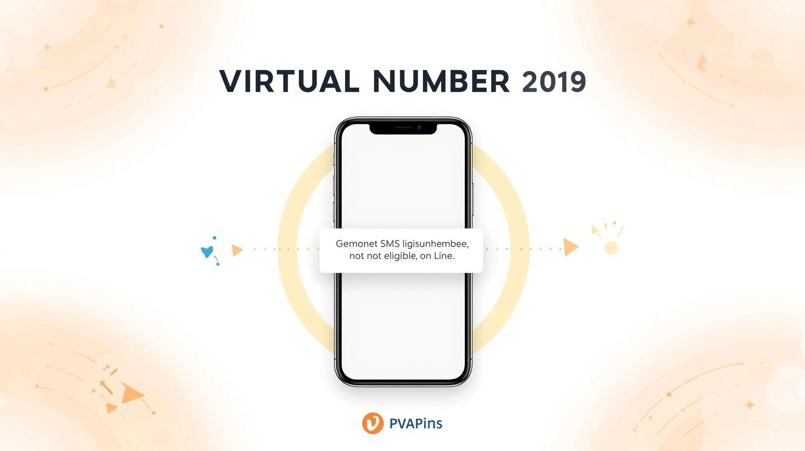 Smartphone displaying a LINE login issue caused by an ineligible phone number.