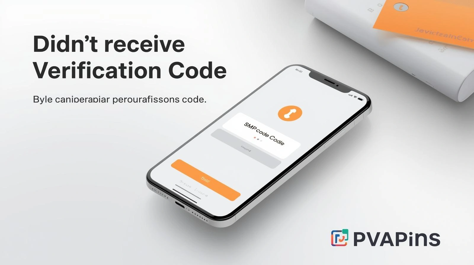 Smartphone login screen showing a verification code prompt with user waiting for a text message to arrive