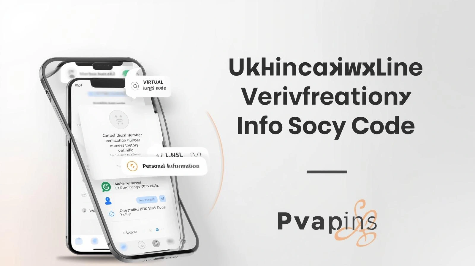 Smartphone showing LINE verification screen with user waiting for SMS code and troubleshooting steps nearby