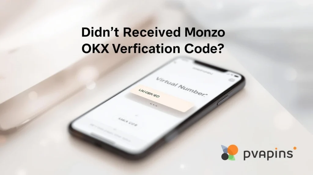 User checking phone for a Monzo verification text that did not arrive