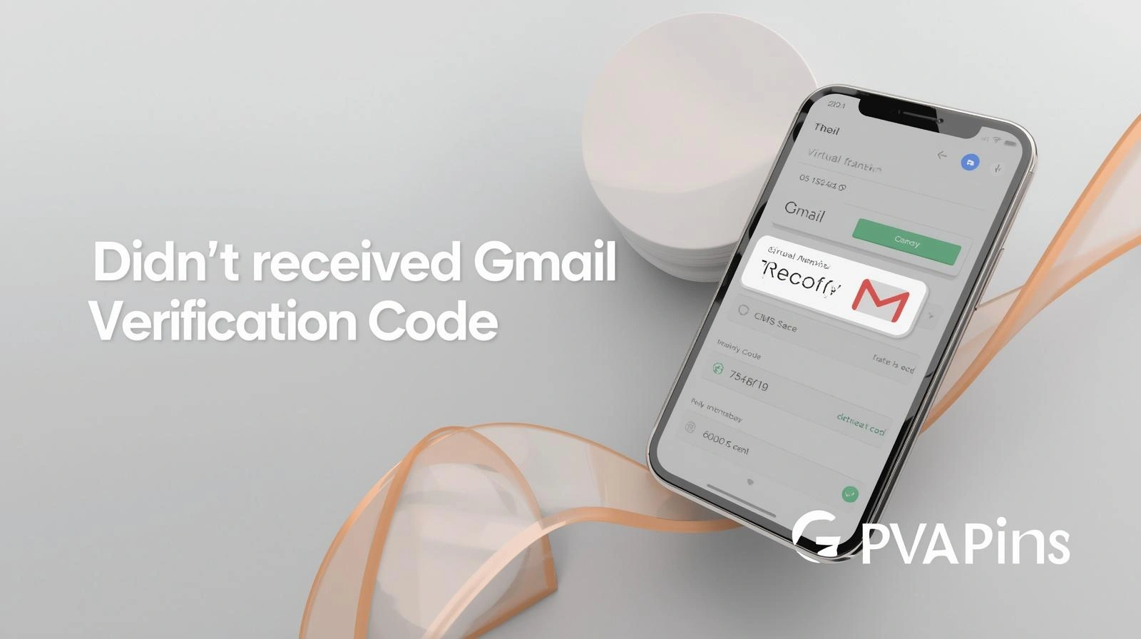 User checking phone for missing Gmail verification code SMS