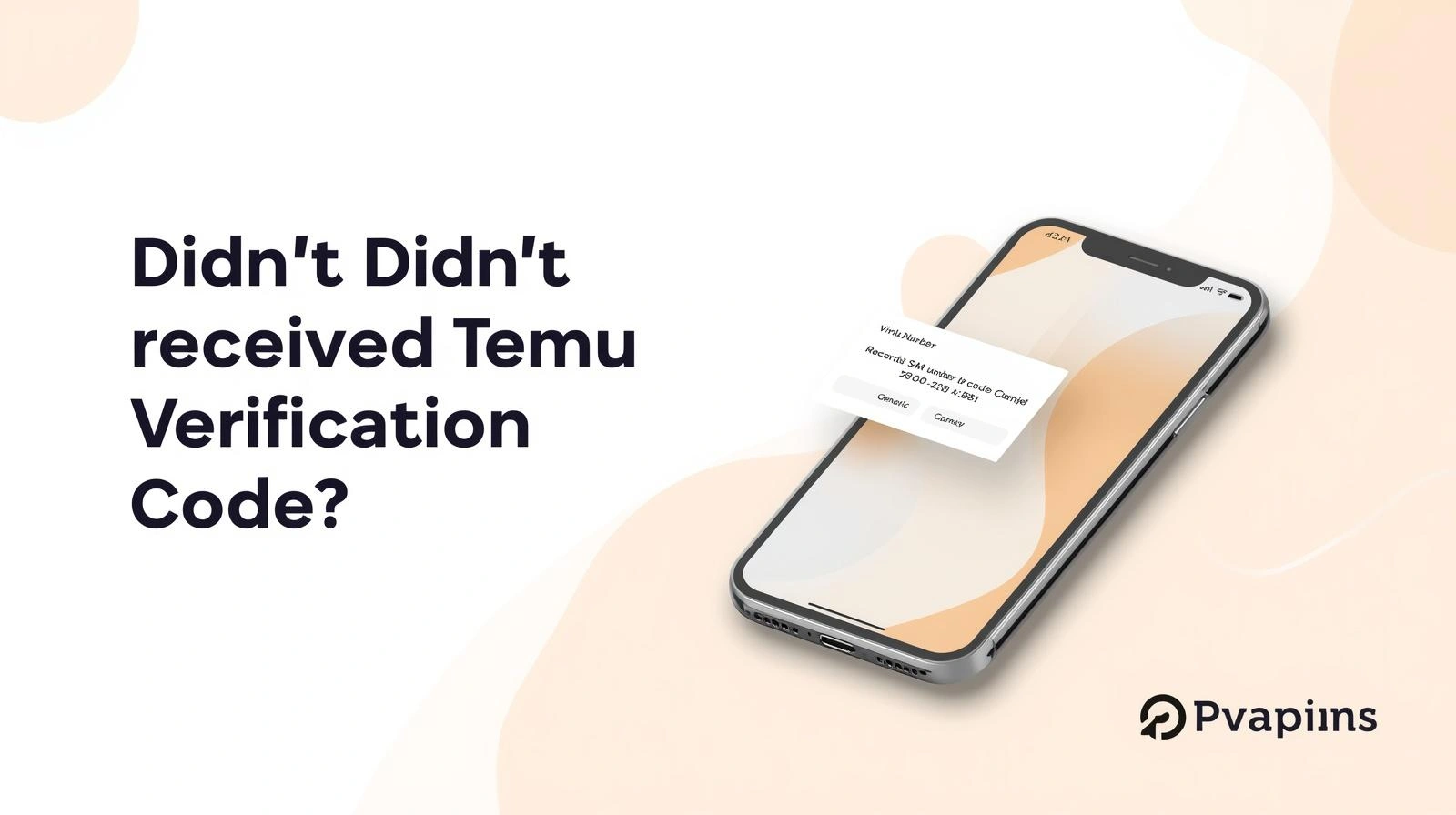 User checking phone for missing Temu SMS code