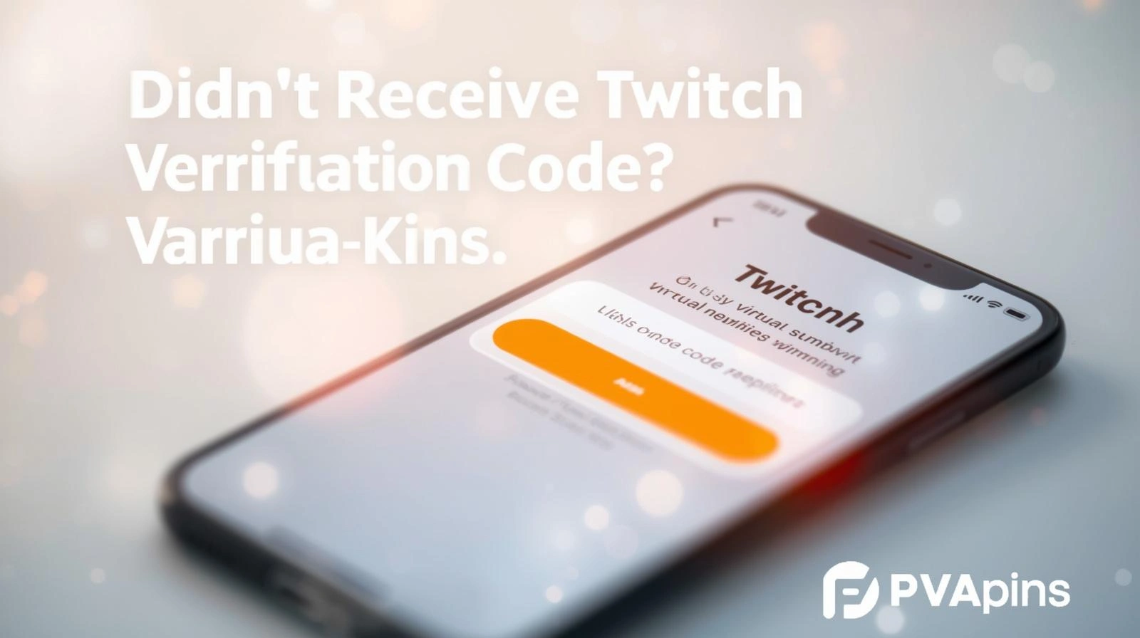 User checking why a Twitch verification text did not arrive on a smartphone during login or signup.