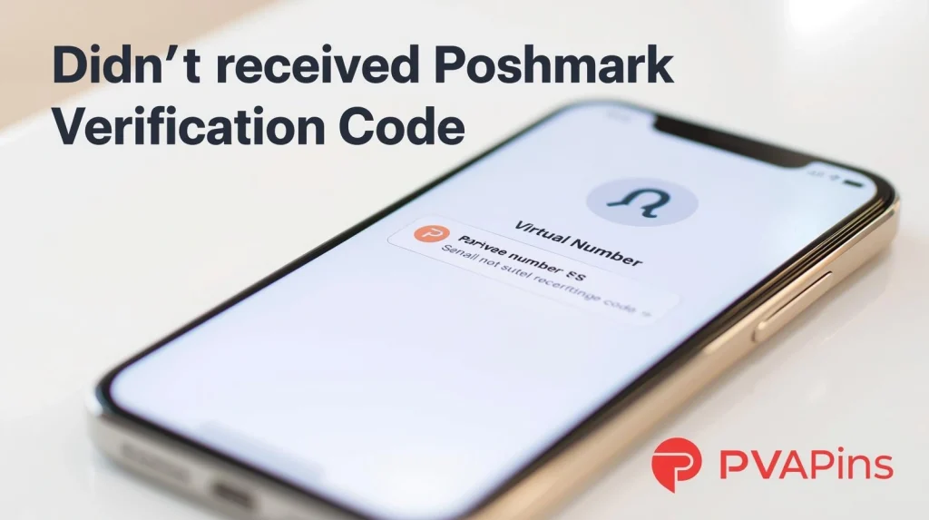 User troubleshooting delayed Poshmark verification code on mobile phone