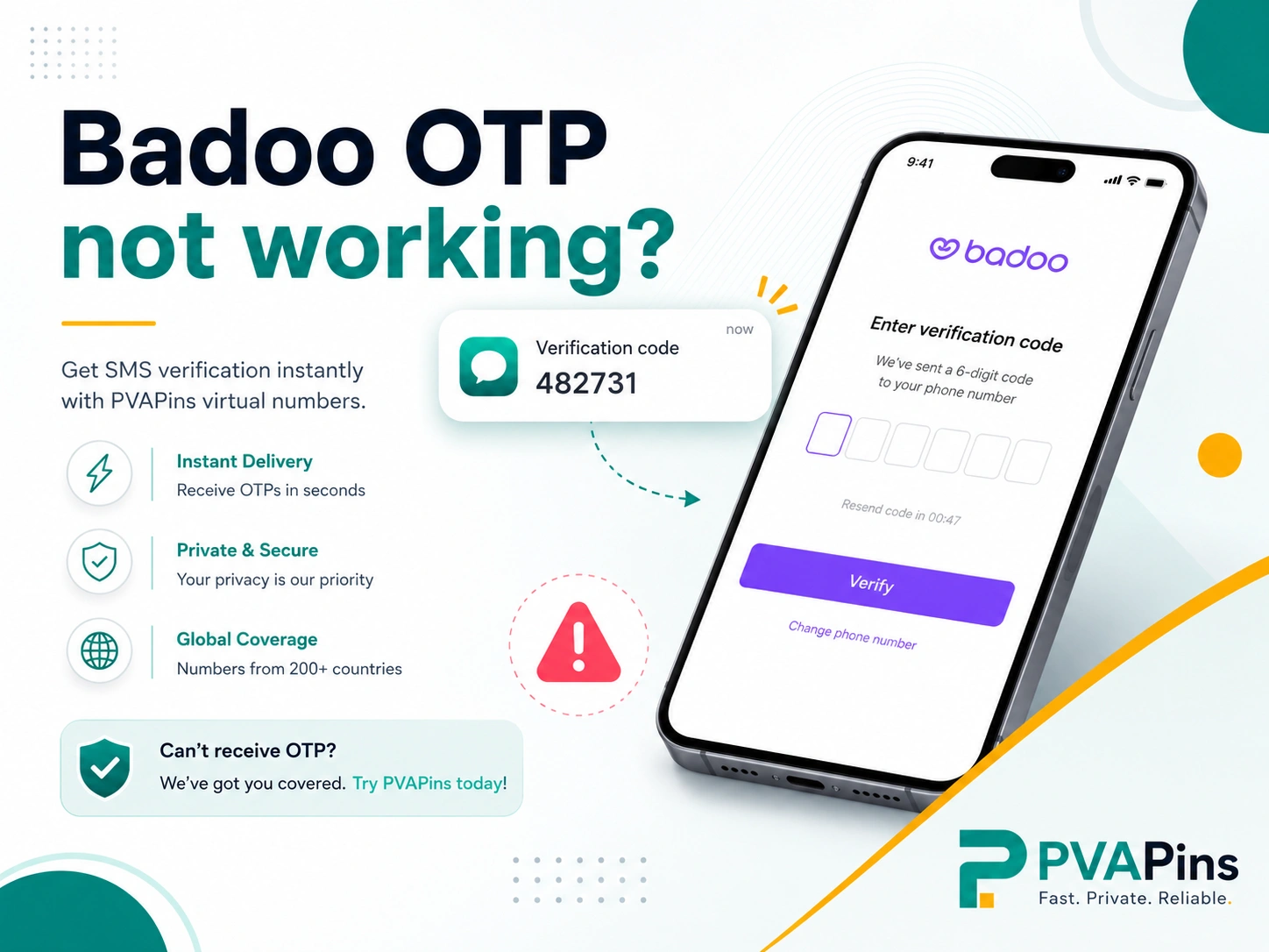 Badoo OTP Not Working