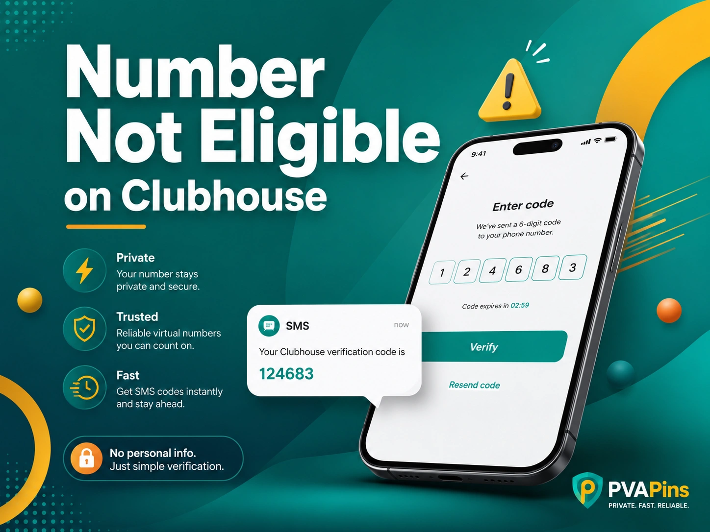 Fix Number Not Eligible on Clubhouse with secure phone number verification