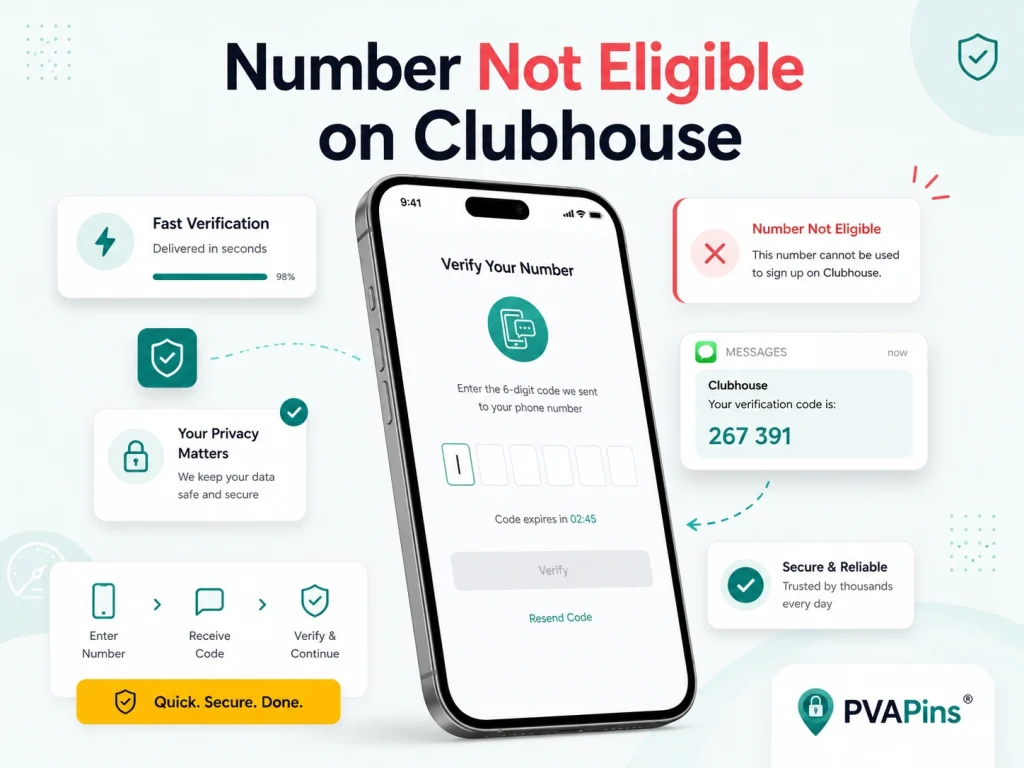Number Not Eligible on Clubhouse