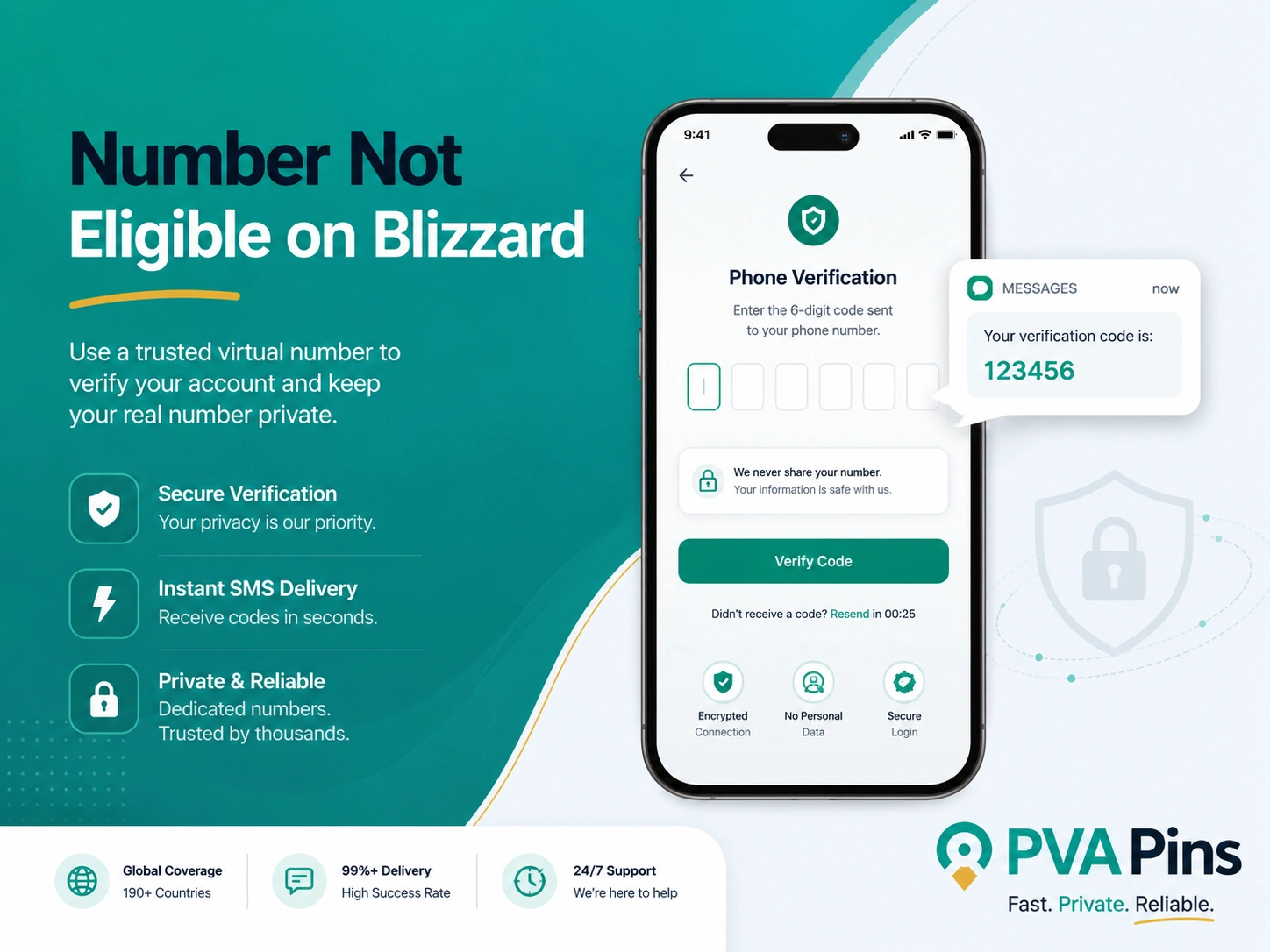 Blizzard phone number eligibility issue with secure login banner