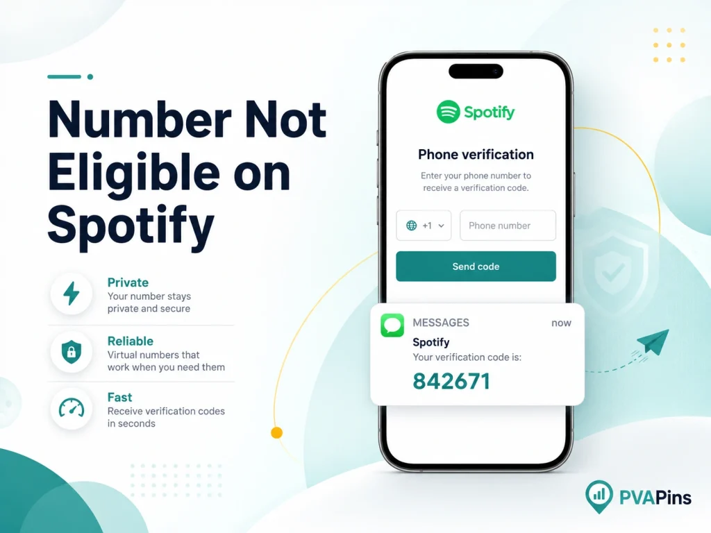 Number Not Eligible on Spotify