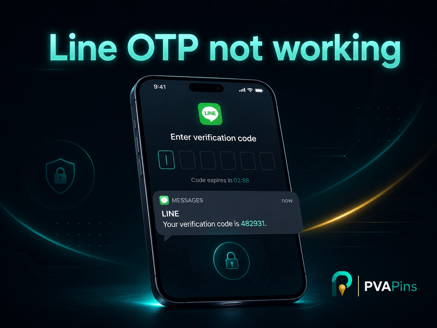 User troubleshooting LINE OTP not received issue on mobile verification page
