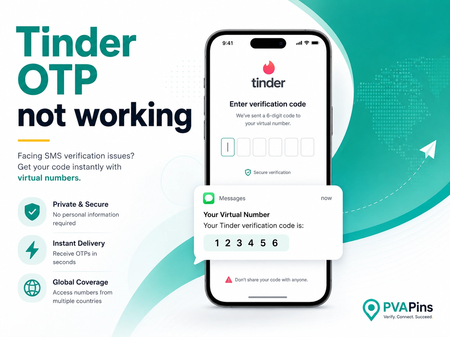 Tinder OTP is not working