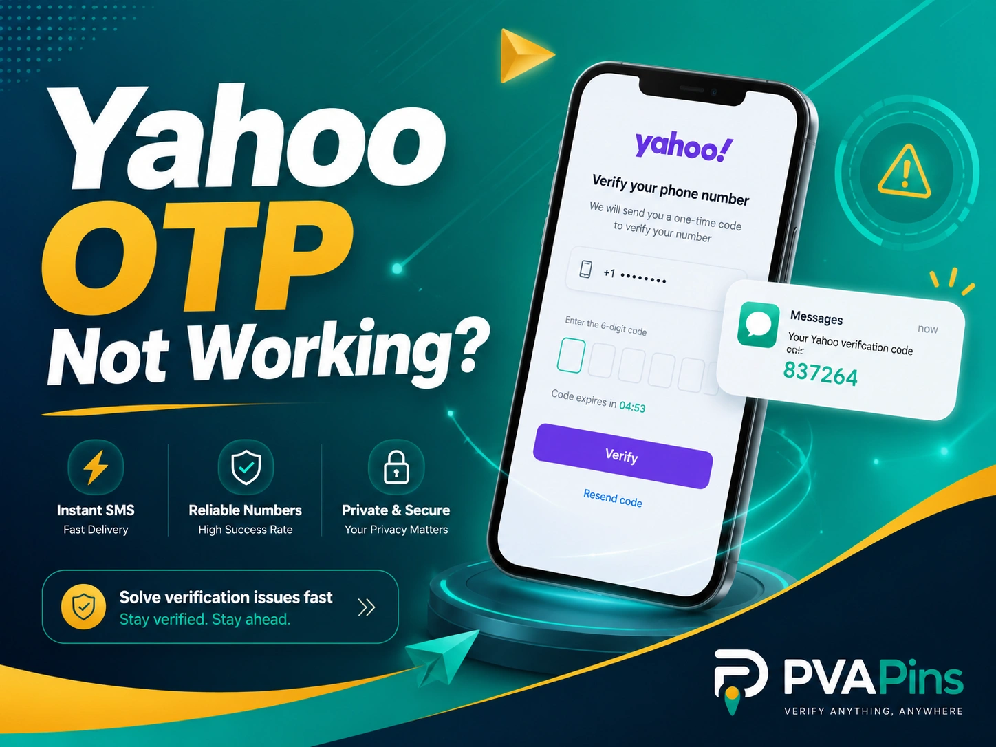 User troubleshooting Yahoo verification code not received issue