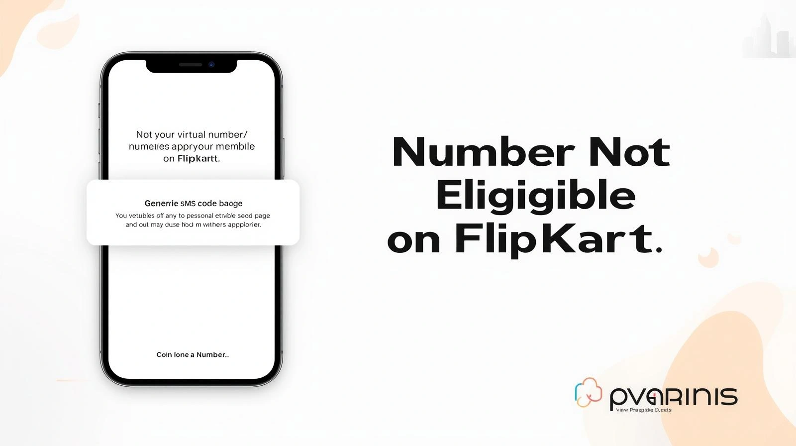 Flipkart “Number Not Eligible” error message on mobile verification screen