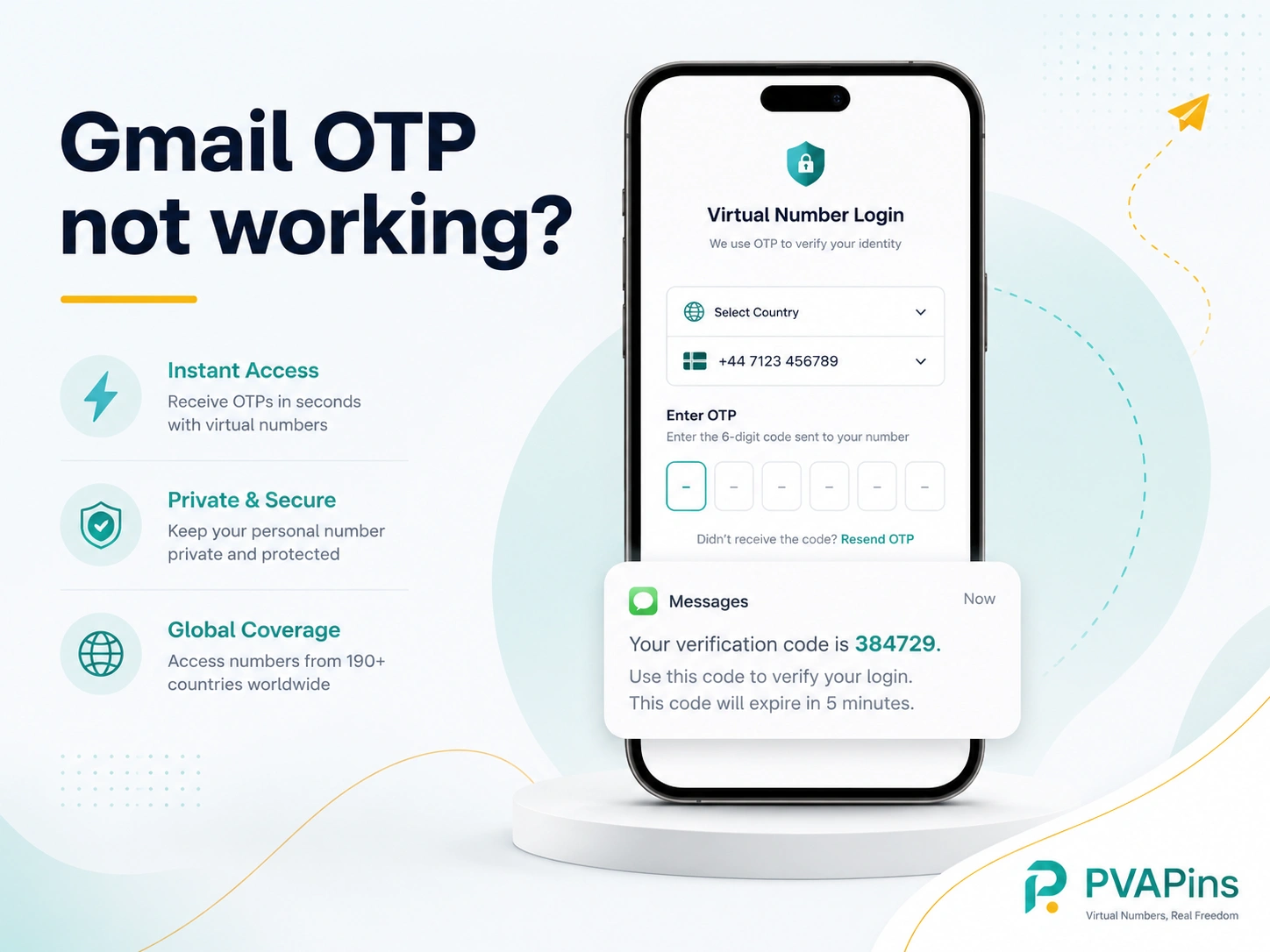 Gmail OTP not received quick fix guide for account verification