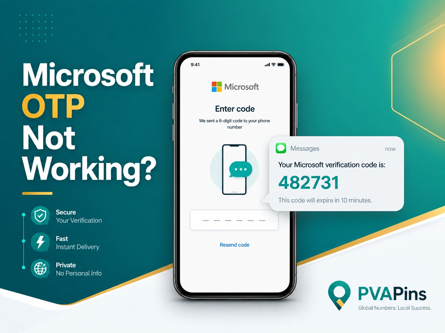 Microsoft OTP Not Working