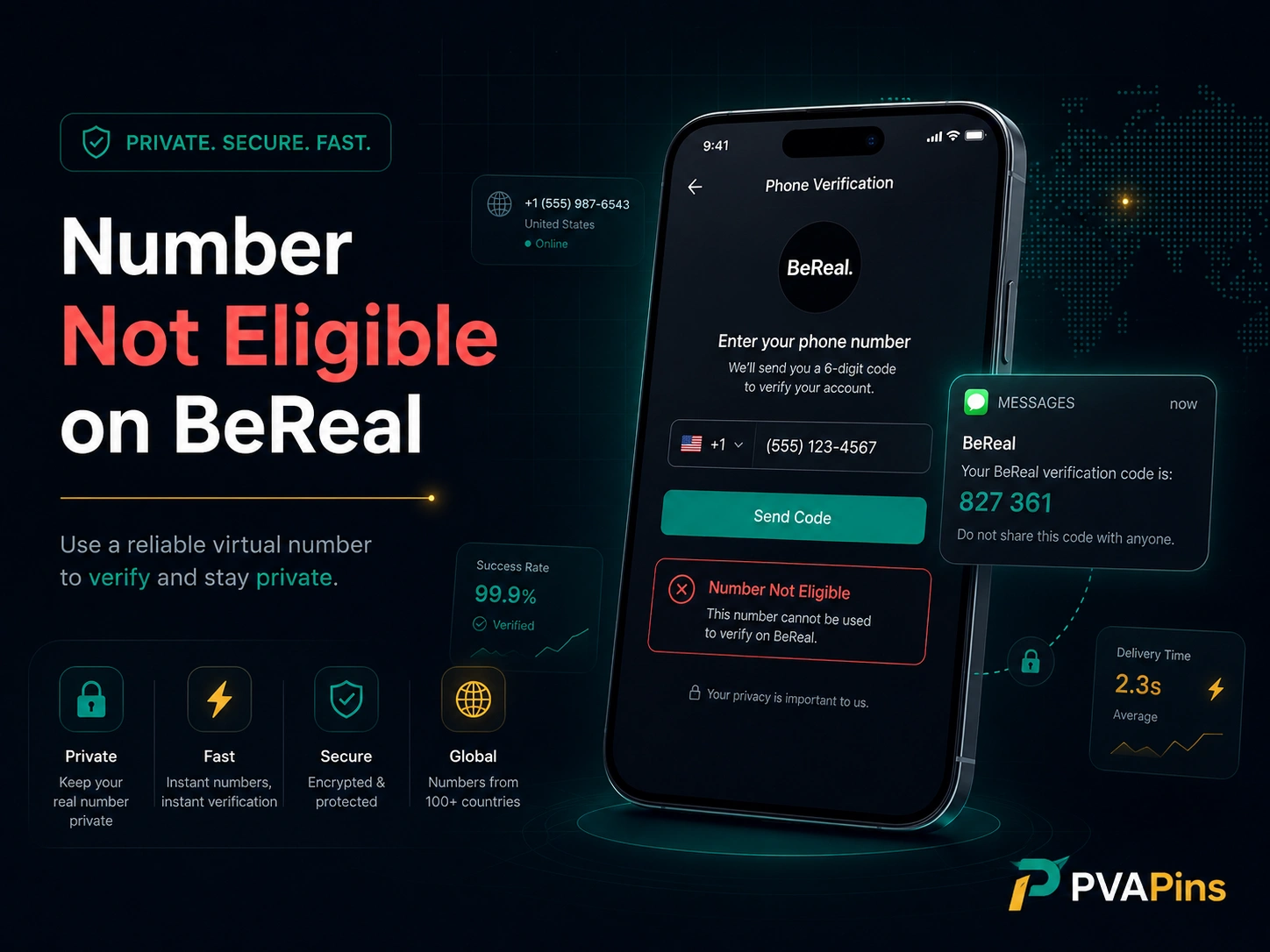 Number Not Eligible on BeReal