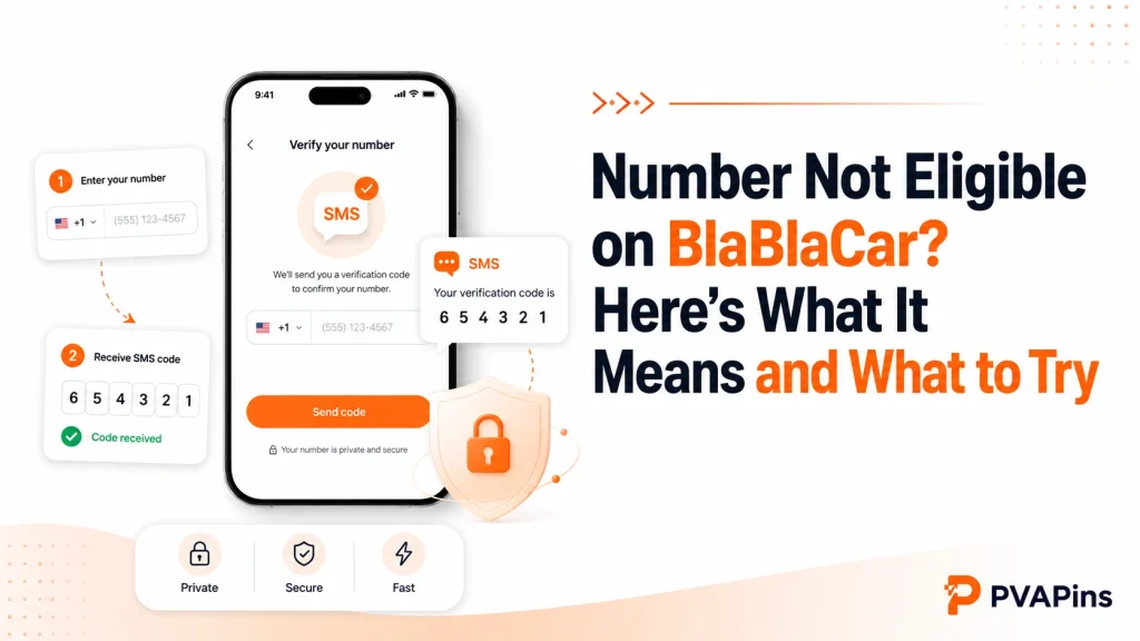 Number Not Eligible on BlaBlaCar