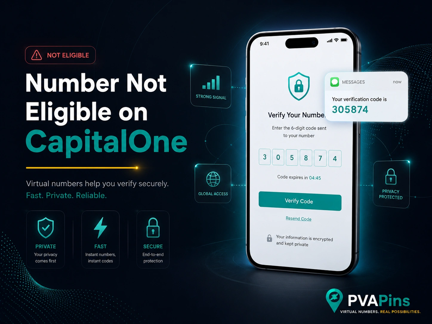 Number Not Eligible on CapitalOne?