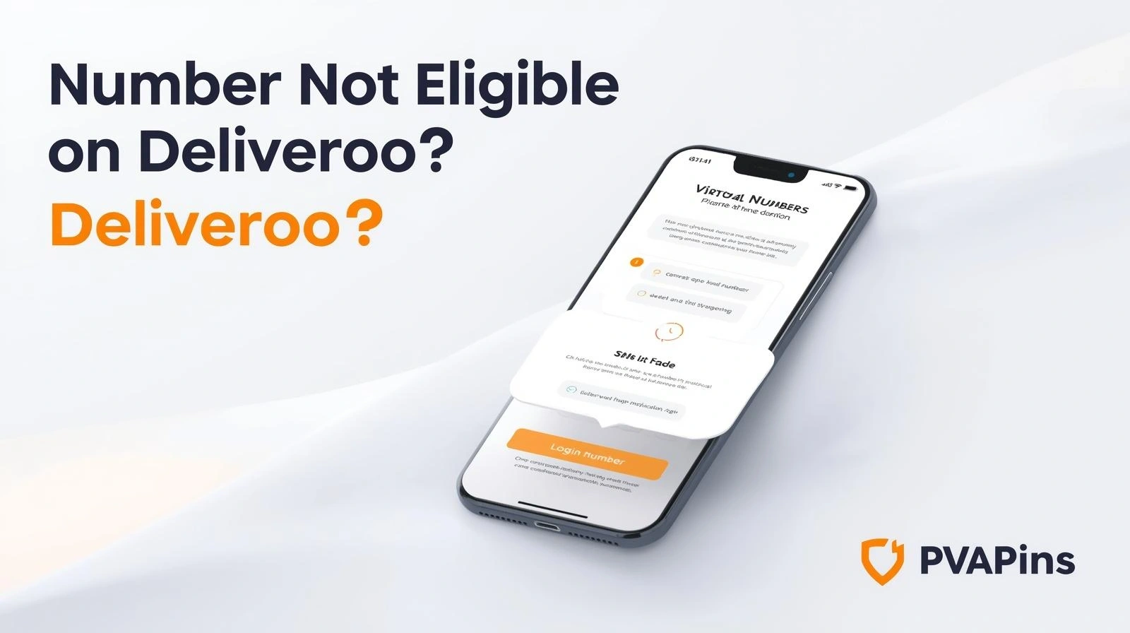 Number Not Eligible on Deliveroo