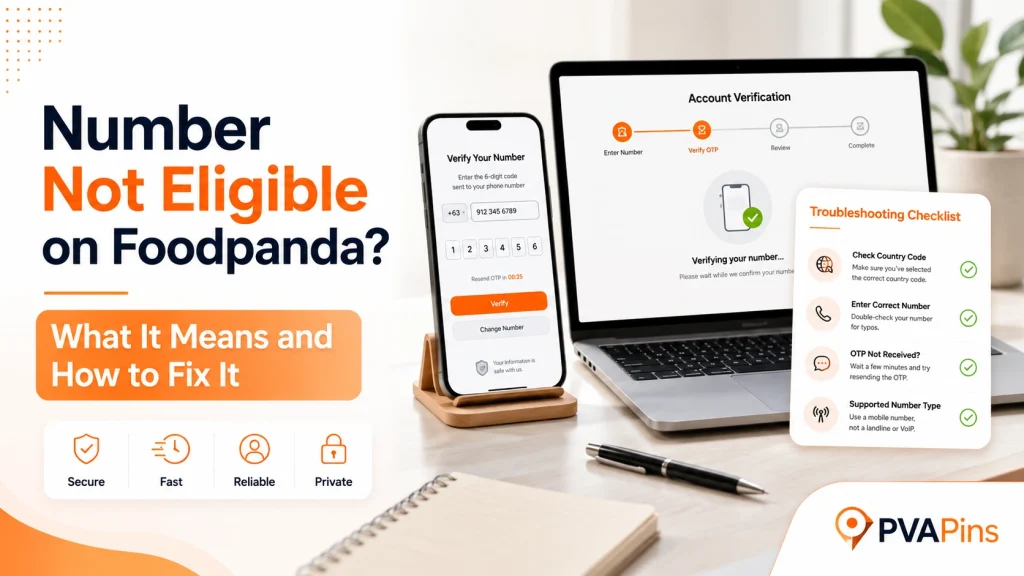 Number Not Eligible on Foodpanda