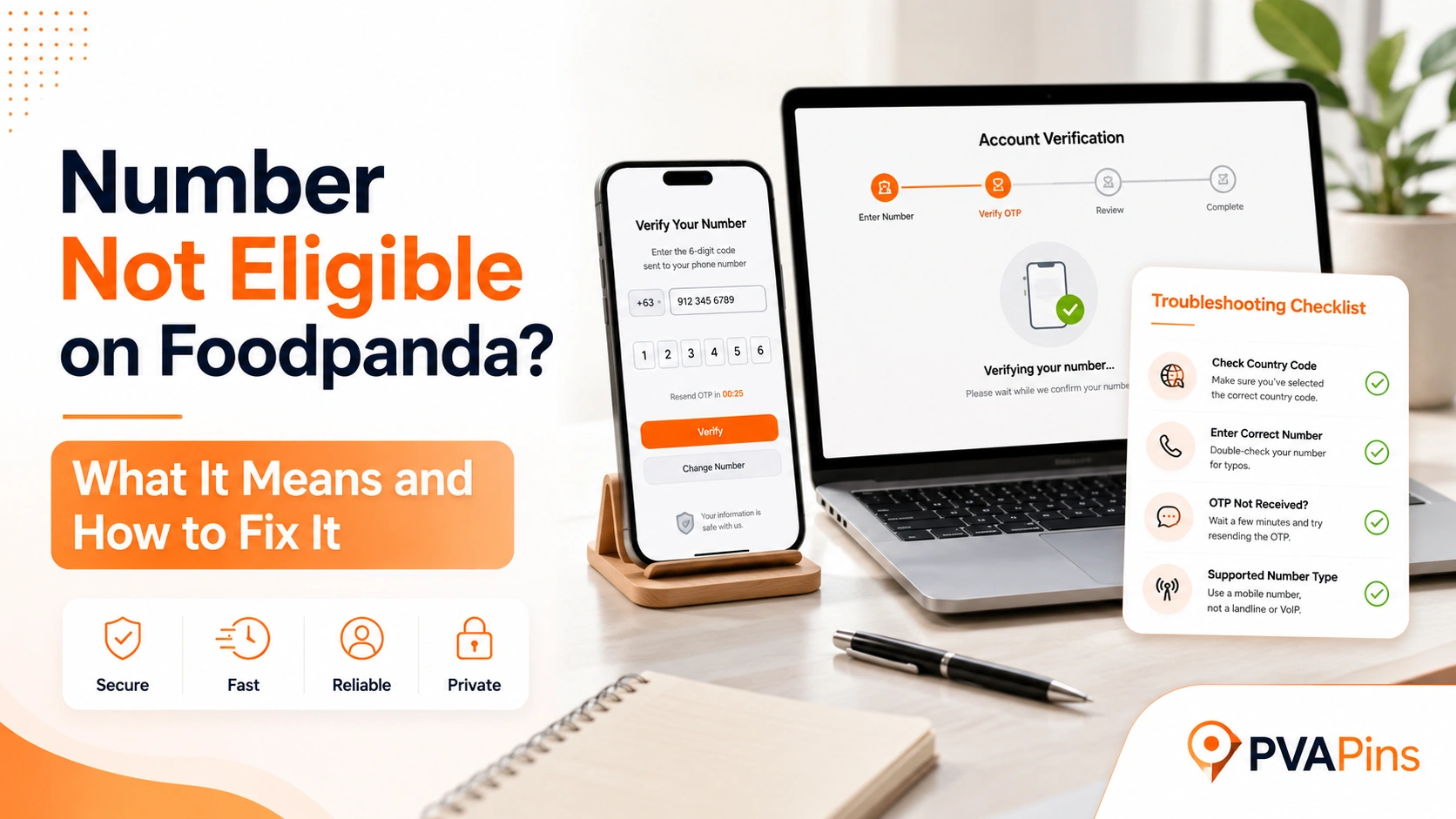 Number Not Eligible on Foodpanda