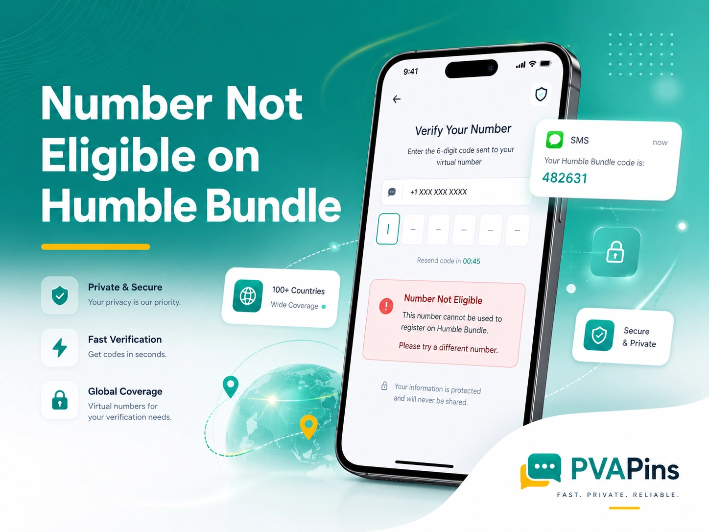 Number Not Eligible on Humble Bundle